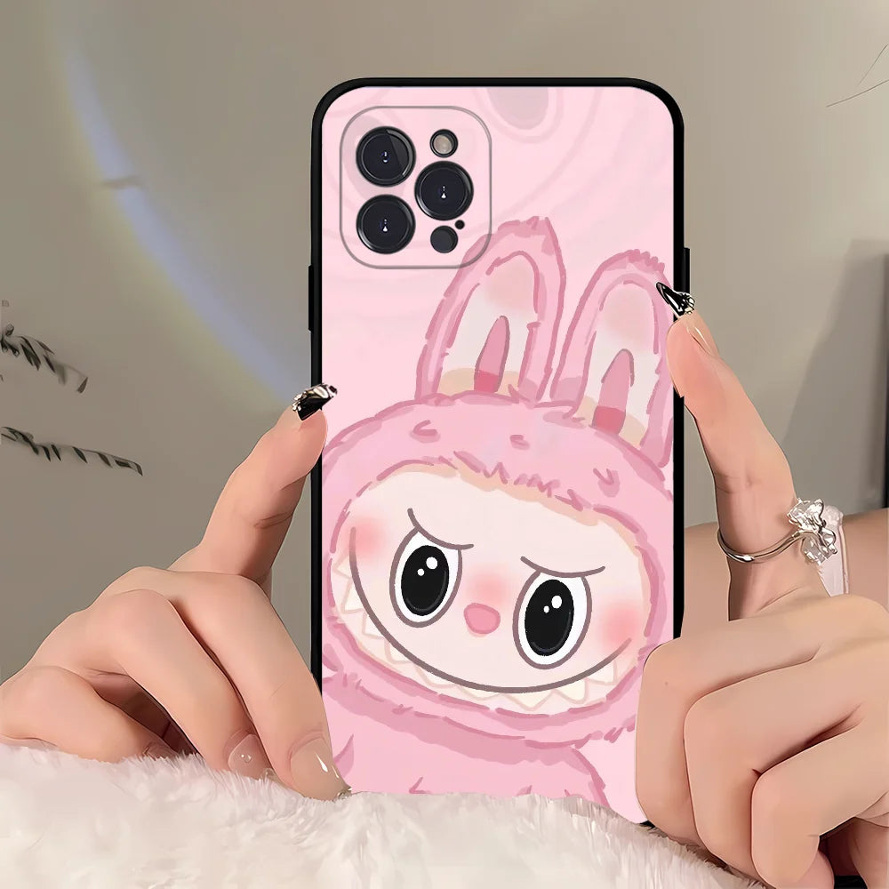 LUBUBU C-cUTE Phone Case For IPhone 15 14 11 12 13 Mini Pro XS Max Cover 6 7 8 Plus X XR SE 2020 Funda Shell