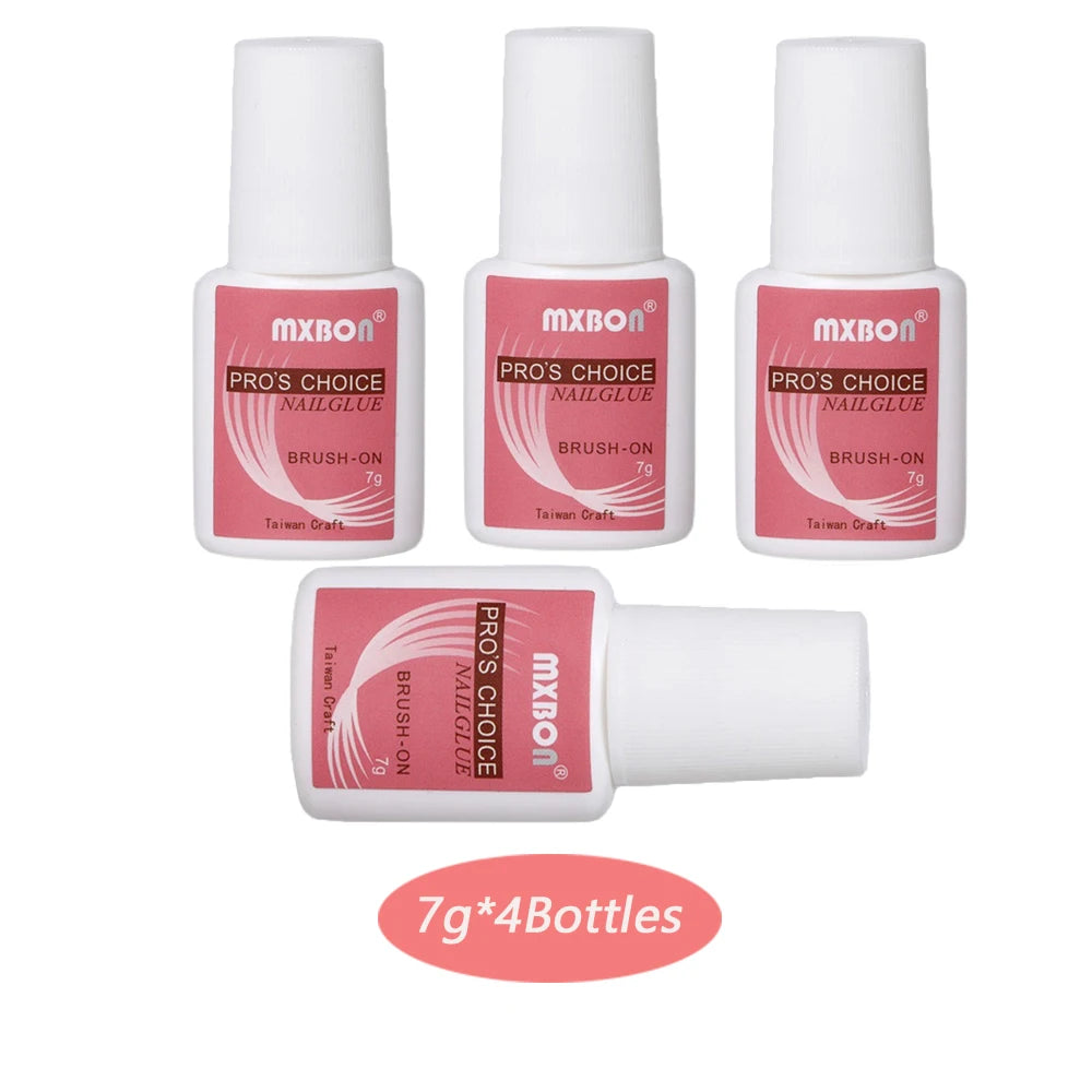 7g Fast-drying Nail Bond Glue Super Strong Adhesive False Nails Glue Acrylic Nail Tips Rhinestones Crystal Diamond Sticky Glue