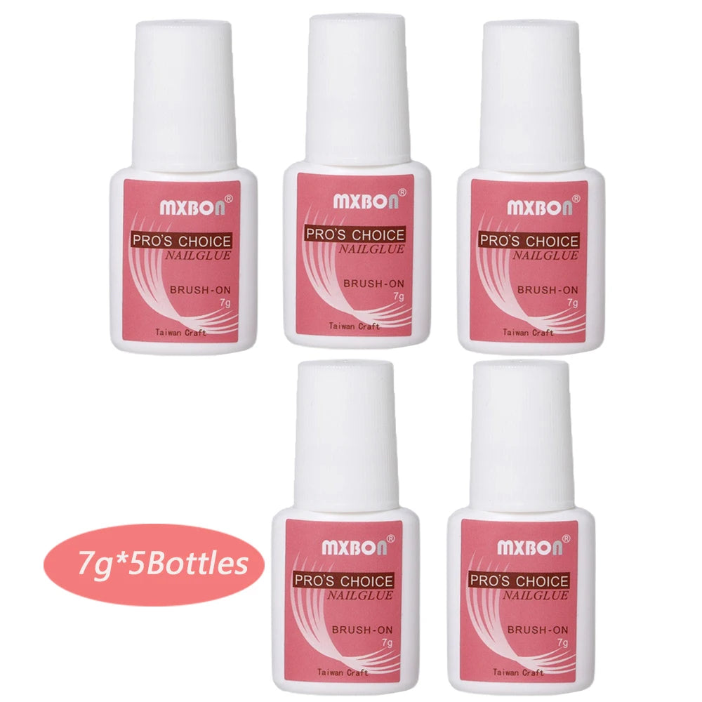 7g Fast-drying Nail Bond Glue Super Strong Adhesive False Nails Glue Acrylic Nail Tips Rhinestones Crystal Diamond Sticky Glue