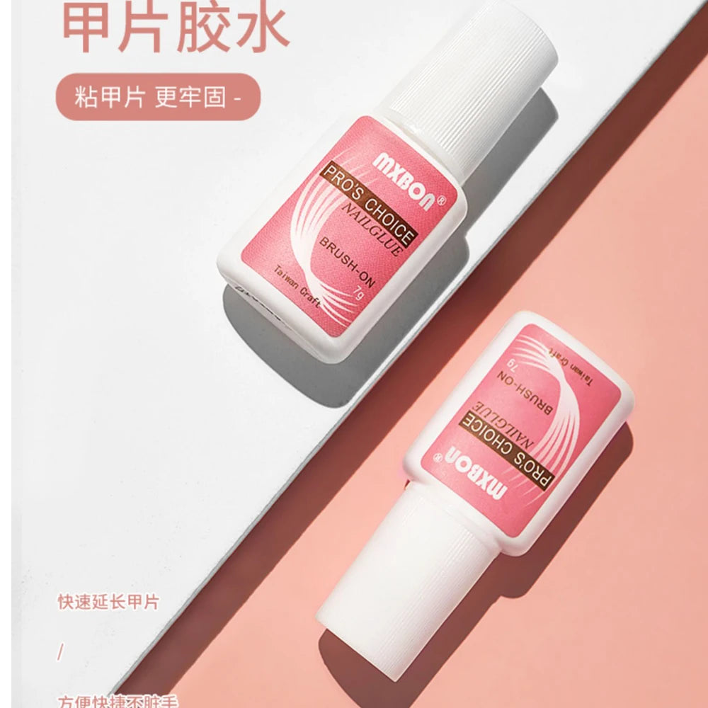 7g Fast-drying Nail Bond Glue Super Strong Adhesive False Nails Glue Acrylic Nail Tips Rhinestones Crystal Diamond Sticky Glue