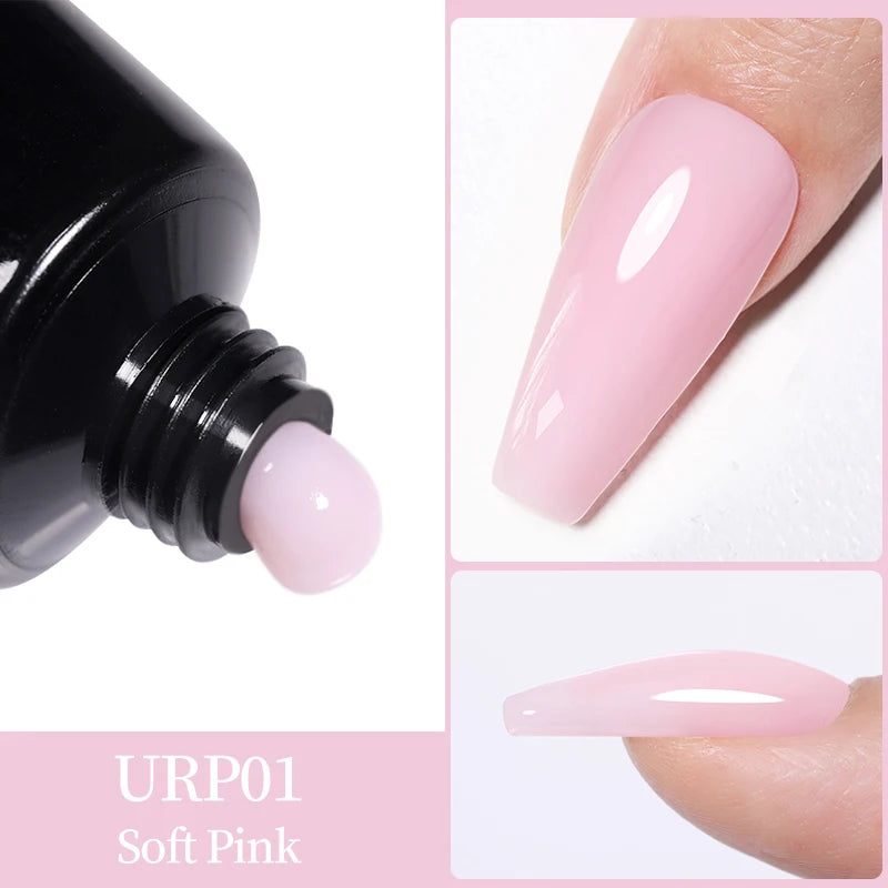 UR SUGAR 15ml Nail Extension Gel Soak Off UV LED Acrylic Crystal White Clear Nude Gel Nail Polish UV Construction Gel