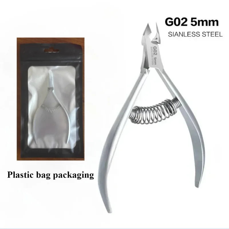 New Stainless Steel Cuticle Trimmer Professional Nail Nipper Remover for Fingernails