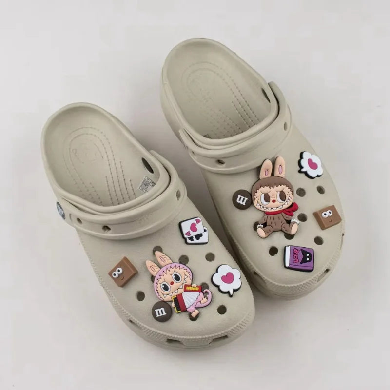 Jibbitz Cute Vibrant Cartoon Shoe Charms Set Fashion PVC DIY Accessories for Men & Women Parties & Birthday Gifts