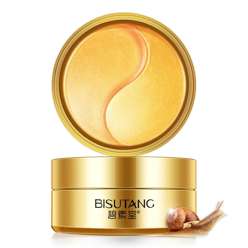 60pcs Seaweed Gold Eye Mask Anti Dark Circles Eyes Bag Firming Moisturizing Crystal Collagen Eye Patches Skin Care for Eye