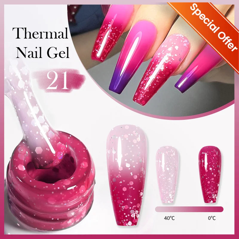 BORN PRETTY 10ml Flow Light White Cat Magnetic Gel Nail Polish Ultra Shine Soak Off UV Gel Mirror Glass Cat Magnet Gel Varnish