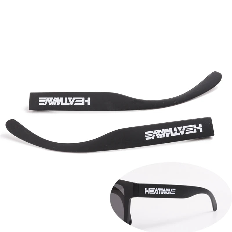 NEW luxury BRAND Mirrored Polarized lens heat wave Sunglasses men sport goggle uv400 protection with case
