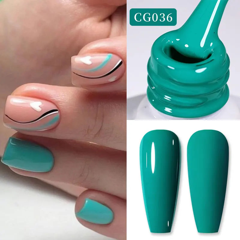 BORN PRETTY 10ml Glitter Silver Liner Paint Gel Nail Polish Line Stripe Gel Vernis Semi Permanent for Drawing Line French Nails