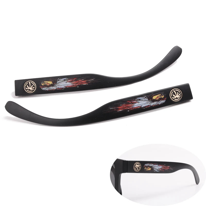 NEW luxury BRAND Mirrored Polarized lens heat wave Sunglasses men sport goggle uv400 protection with case