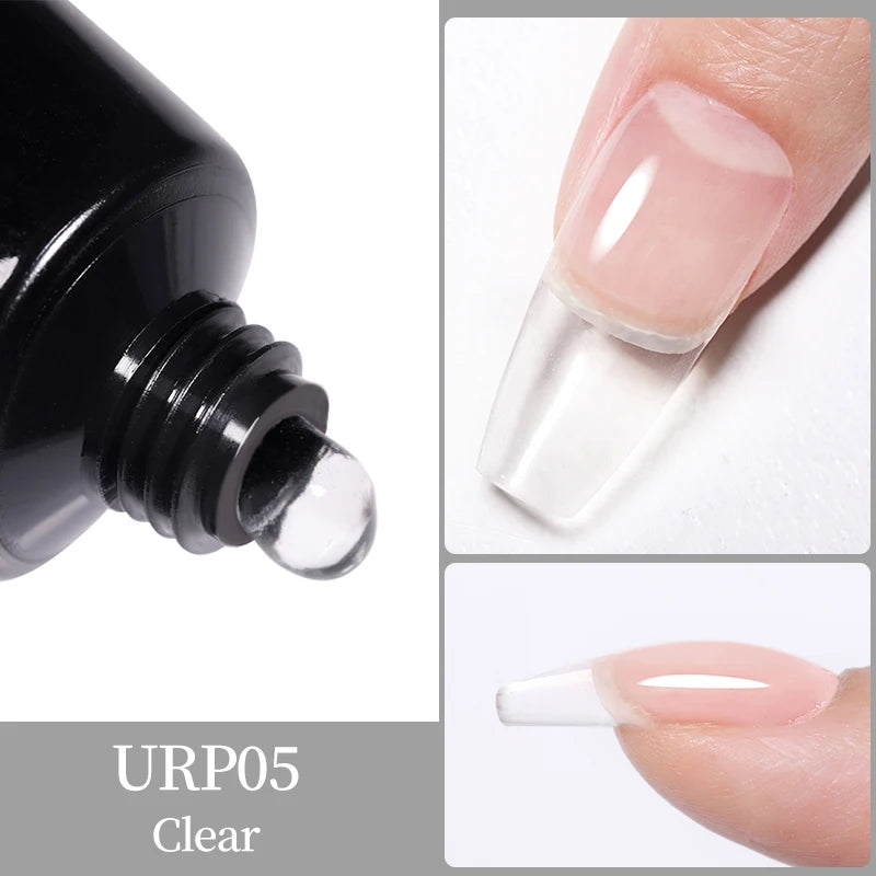 UR SUGAR 15ml Nail Extension Gel Soak Off UV LED Acrylic Crystal White Clear Nude Gel Nail Polish UV Construction Gel