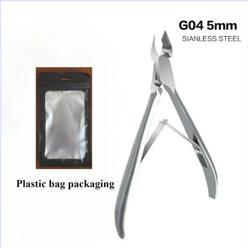 New Stainless Steel Cuticle Trimmer Professional Nail Nipper Remover for Fingernails