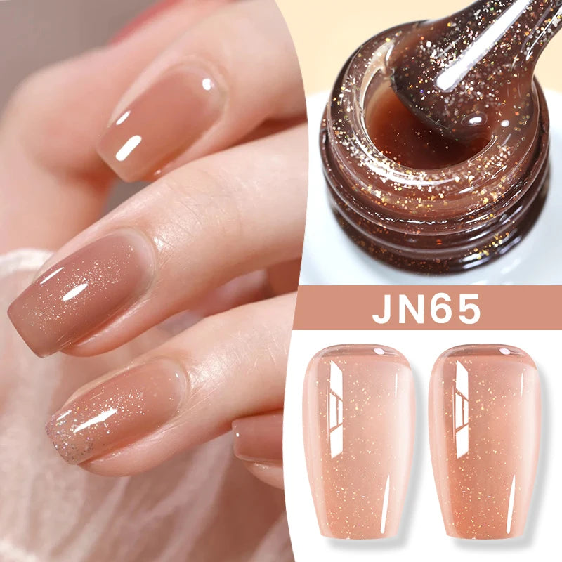 BORN PRETTY 10ml Flow Light White Cat Magnetic Gel Nail Polish Ultra Shine Soak Off UV Gel Mirror Glass Cat Magnet Gel Varnish