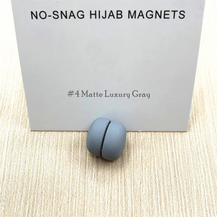 Strong Metal Plating Magnetic Hijab Clip Safe Hijab Brooch Scarf Accessories No Hole Pins Brooch Magnet Muslim Scarf Jewelry Set