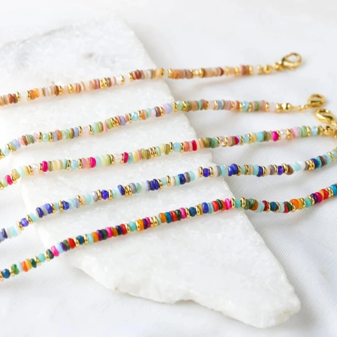 KKBEAD Boho Bracelet Women Y2k Jewelry Bohemian Bracelets Gift Colorful Shell DIs Beads Summer Beach Pulseras Mujer