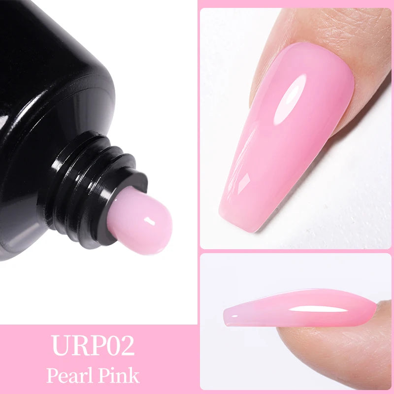 UR SUGAR 15ml Nail Extension Gel Soak Off UV LED Acrylic Crystal White Clear Nude Gel Nail Polish UV Construction Gel