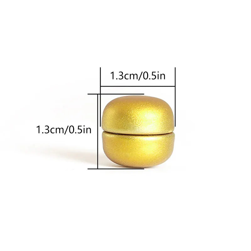 1pc Mini Round Magnetic Shawl Fixed Buckle Pins Hijab Clip Dual-use Safety Pins For Scarf Cardigan Brooch Headscarf Accessories