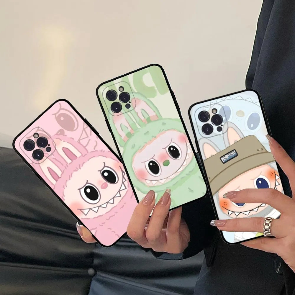 LUBUBU C-cUTE Phone Case For IPhone 15 14 11 12 13 Mini Pro XS Max Cover 6 7 8 Plus X XR SE 2020 Funda Shell
