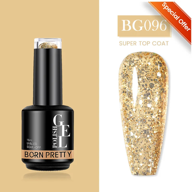 BORN PRETTY 10ml Super Shining Reflective Cat Magnetic Gel Ultra Shine Glitter Red Silver Soak Off UV LED Gel Nail Art Varnish