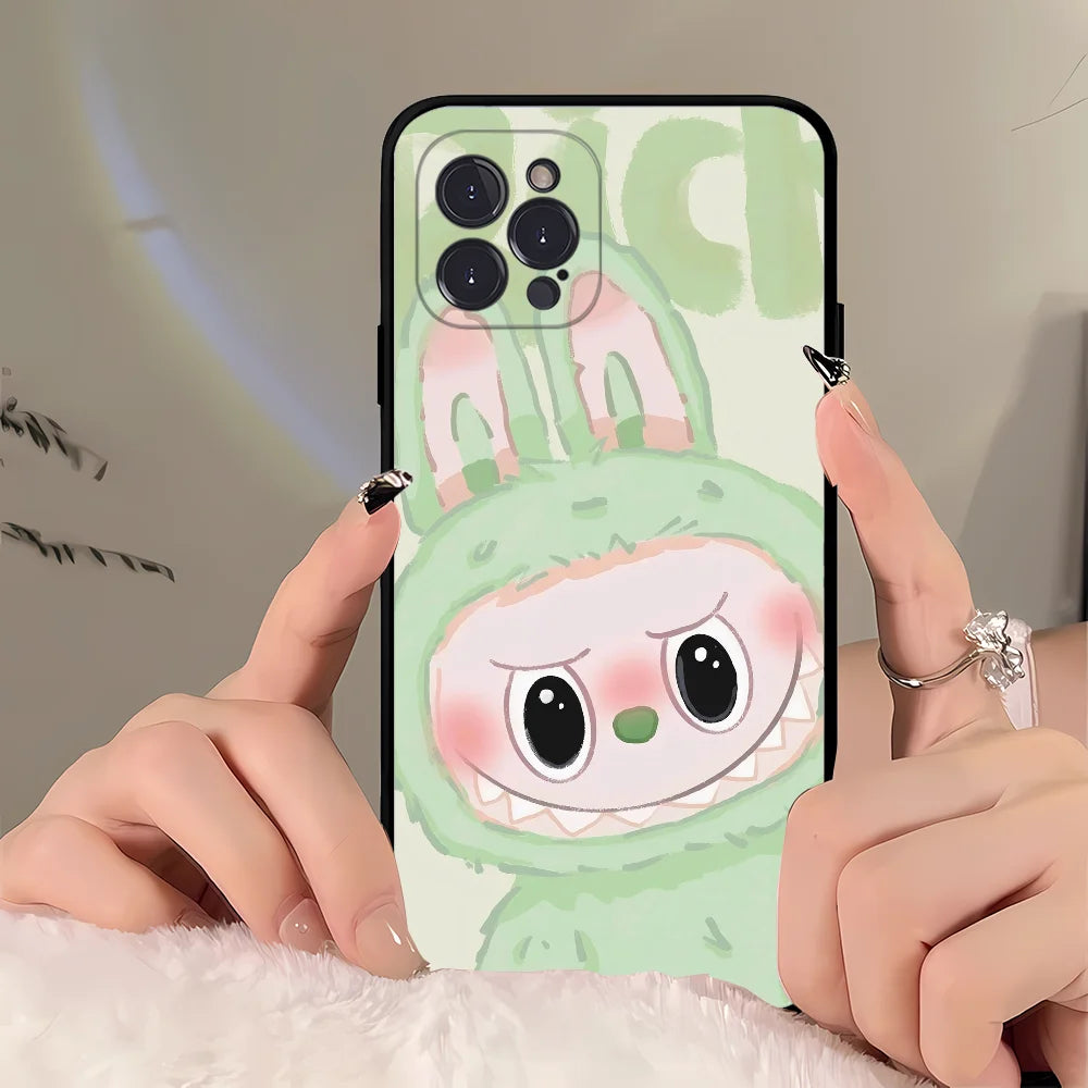 LUBUBU C-cUTE Phone Case For IPhone 15 14 11 12 13 Mini Pro XS Max Cover 6 7 8 Plus X XR SE 2020 Funda Shell