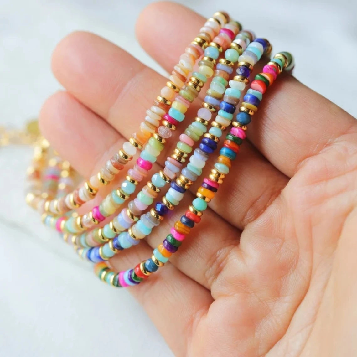KKBEAD Boho Bracelet Women Y2k Jewelry Bohemian Bracelets Gift Colorful Shell DIs Beads Summer Beach Pulseras Mujer