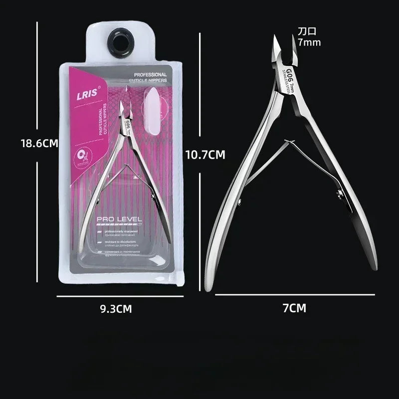 New Stainless Steel Cuticle Trimmer Professional Nail Nipper Remover for Fingernails