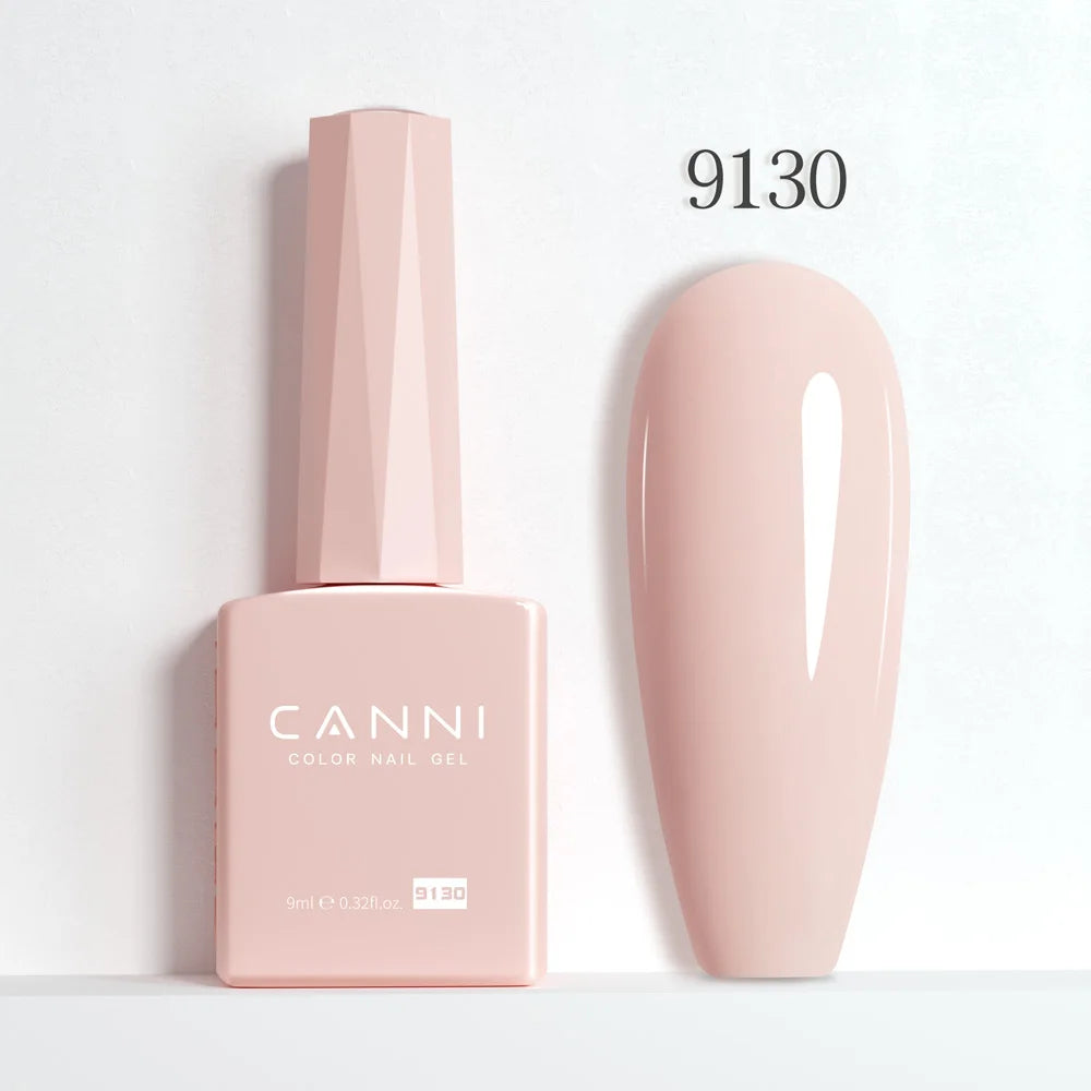 CANNI Hema Free Nail Gel Polish Christmas Red Color Collection Semi Permanent Nail Dehydrator Primer 9ml French Gorgeous Color