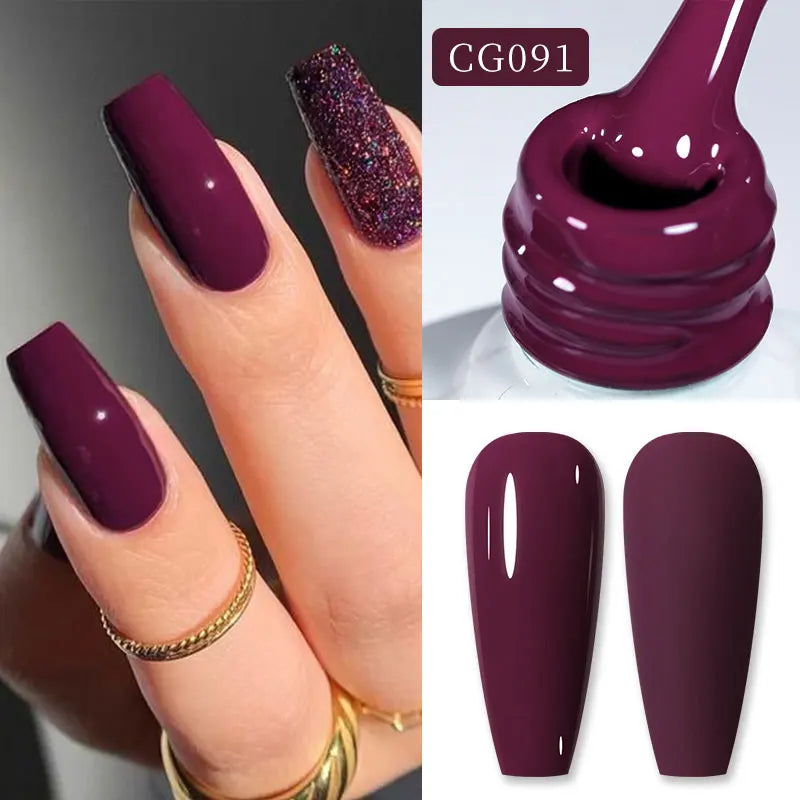 BORN PRETTY 10ml Glitter Silver Liner Paint Gel Nail Polish Line Stripe Gel Vernis Semi Permanent for Drawing Line French Nails