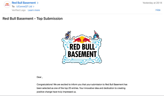 Top 20 Ideas in UK by Red Bull Basement global challenge 2024 !
