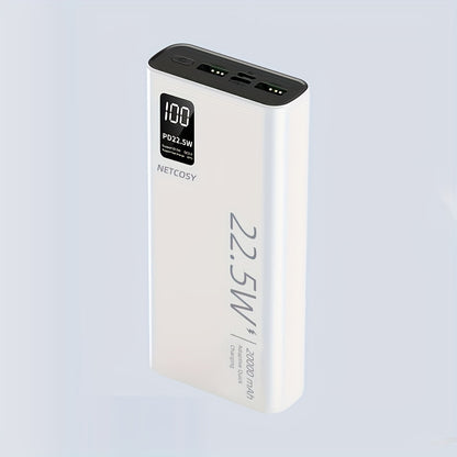 Power Bank 20000mAh 22.5W Fast Charge External Battery Portable Charger Powerbank for iPhone/Huawei/Xiaomi