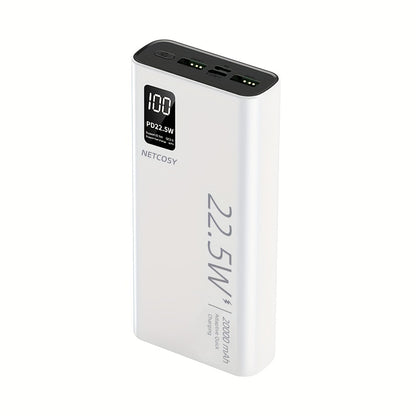 Power Bank 20000mAh 22.5W Fast Charge External Battery Portable Charger Powerbank for iPhone/Huawei/Xiaomi