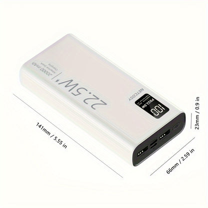 Power Bank 20000mAh 22.5W Fast Charge External Battery Portable Charger Powerbank for iPhone/Huawei/Xiaomi