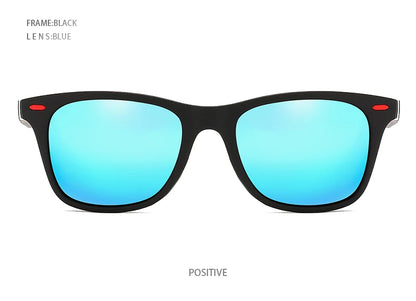 Hot Sale Polarized Sunglasses Men Women Classic Square Plastic Driving Sun Glasses Male Fashion Black Travelling Shades UV400