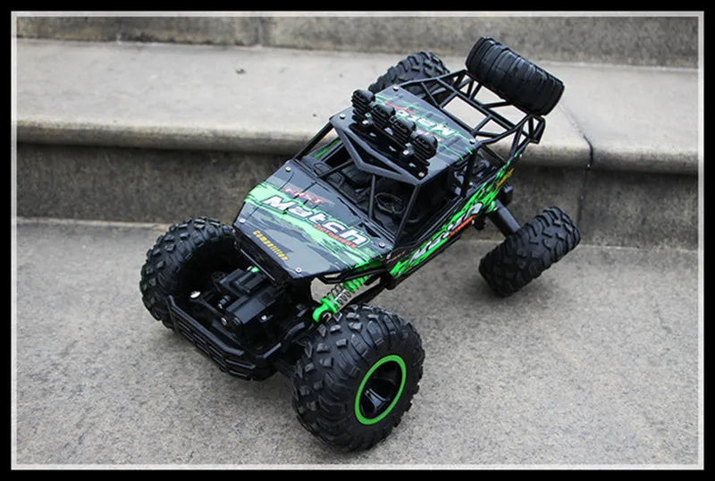 New 4WD RC Cars Off Road Remote Control Cars Radio Buggy Truck Racing Drift with Led Lights RTR Vehicle for Children’s Toy Gifts