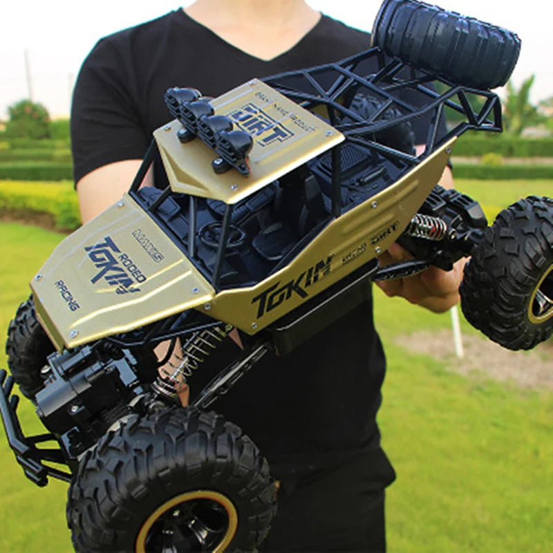 New 4WD RC Cars Off Road Remote Control Cars Radio Buggy Truck Racing Drift with Led Lights RTR Vehicle for Children’s Toy Gifts