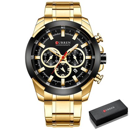 CURREN Men’s Watches Top Brand Big Sport Watch Luxury Men Military