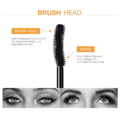 O.TWO.O 3D Fiber Lashes Thick Lengthening Mascara Long Black Lash Eyelash Extension