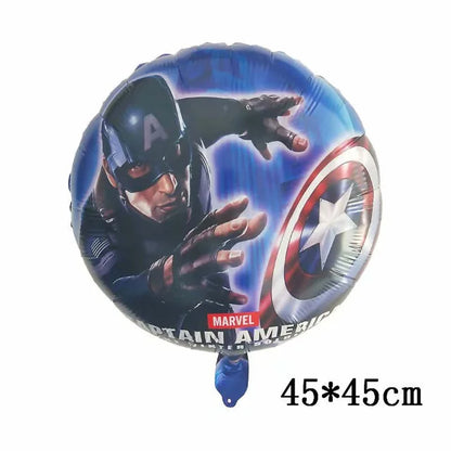 Big 3D Spiderman Iron Man Hero Aluminum Foil Balloons Birthday Party Decorations Kids Cartoon Baby Shower Supplies Gift Globos