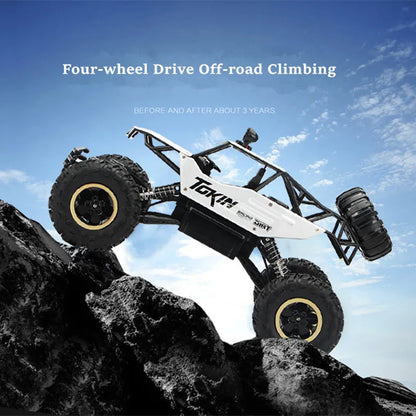 New 4WD RC Cars Off Road Remote Control Cars Radio Buggy Truck Racing Drift with Led Lights RTR Vehicle for Children’s Toy Gifts