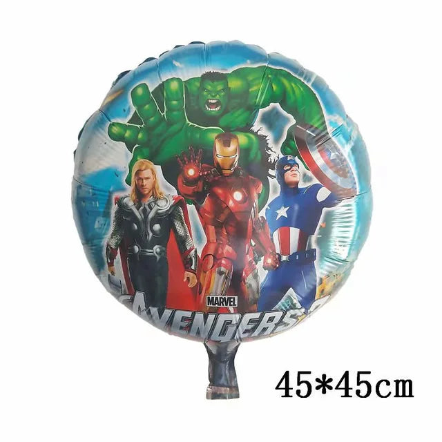 Big 3D Spiderman Iron Man Hero Aluminum Foil Balloons Birthday Party Decorations Kids Cartoon Baby Shower Supplies Gift Globos