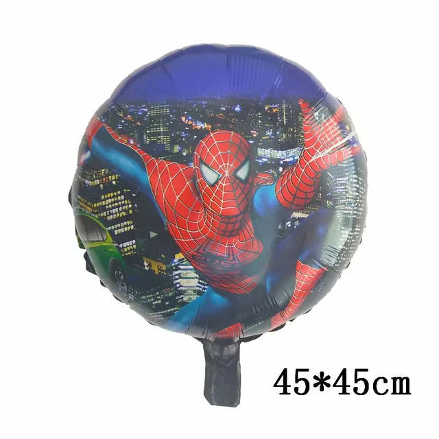 Big 3D Spiderman Iron Man Hero Aluminum Foil Balloons Birthday Party Decorations Kids Cartoon Baby Shower Supplies Gift Globos