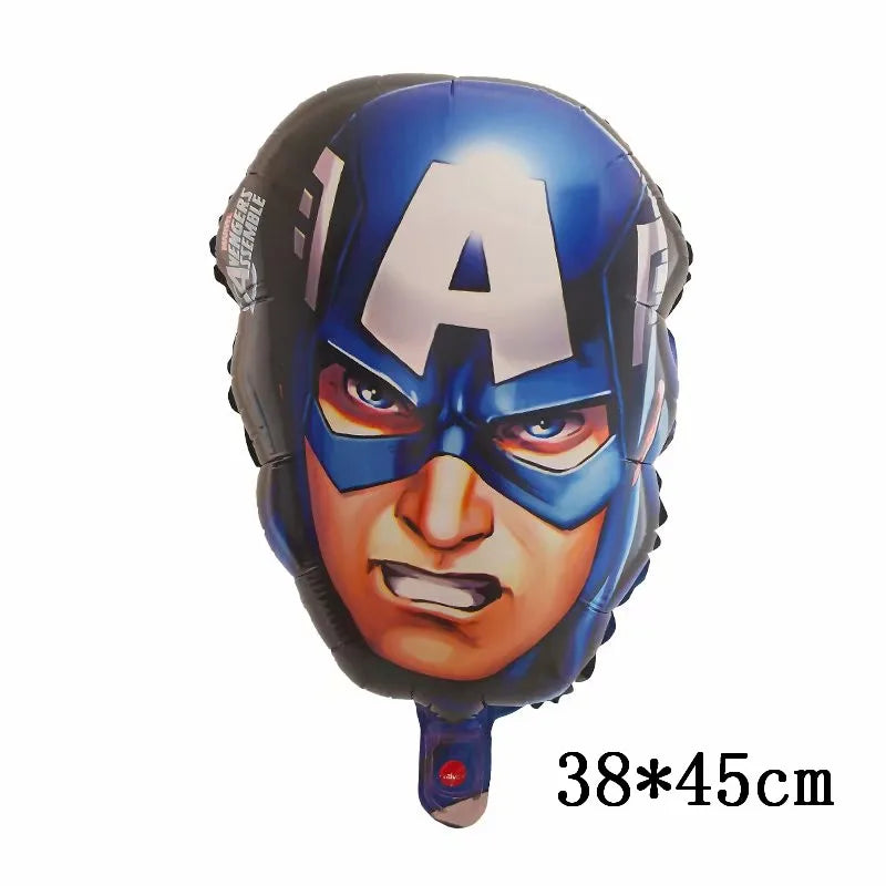 Big 3D Spiderman Iron Man Hero Aluminum Foil Balloons Birthday Party Decorations Kids Cartoon Baby Shower Supplies Gift Globos