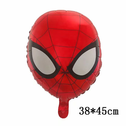 Big 3D Spiderman Iron Man Hero Aluminum Foil Balloons Birthday Party Decorations Kids Cartoon Baby Shower Supplies Gift Globos