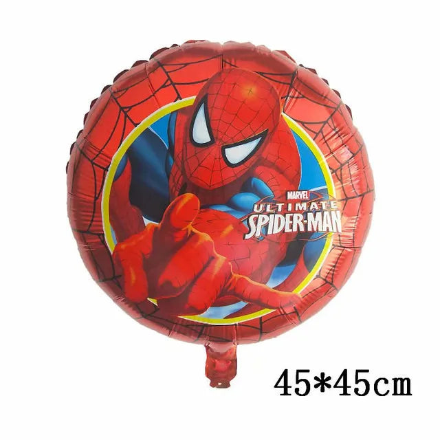 Big 3D Spiderman Iron Man Hero Aluminum Foil Balloons Birthday Party Decorations Kids Cartoon Baby Shower Supplies Gift Globos