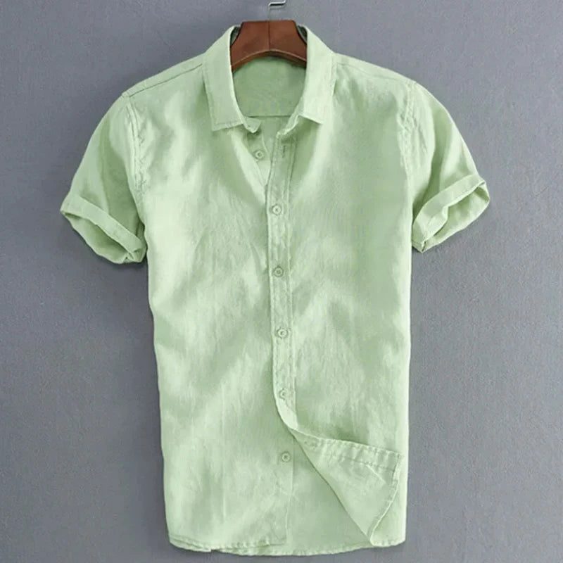 Men's Casual Short Sleeve Shirts Leisure Street Wear