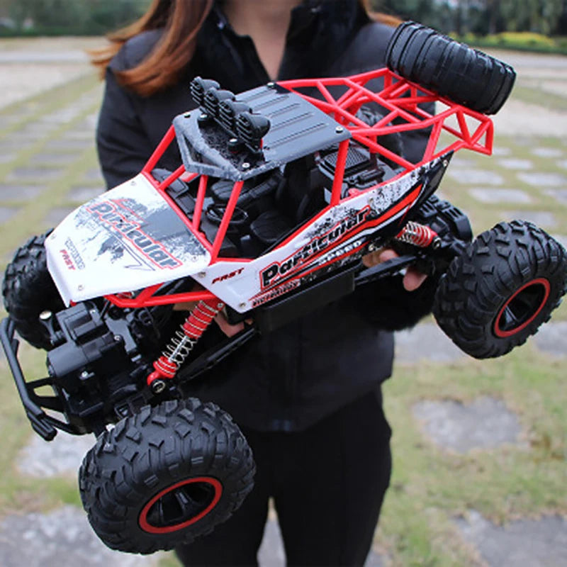 New 4WD RC Cars Off Road Remote Control Cars Radio Buggy Truck Racing Drift with Led Lights RTR Vehicle for Children’s Toy Gifts