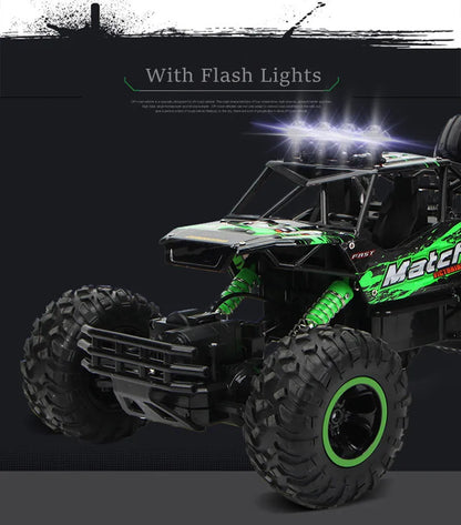 New 4WD RC Cars Off Road Remote Control Cars Radio Buggy Truck Racing Drift with Led Lights RTR Vehicle for Children’s Toy Gifts