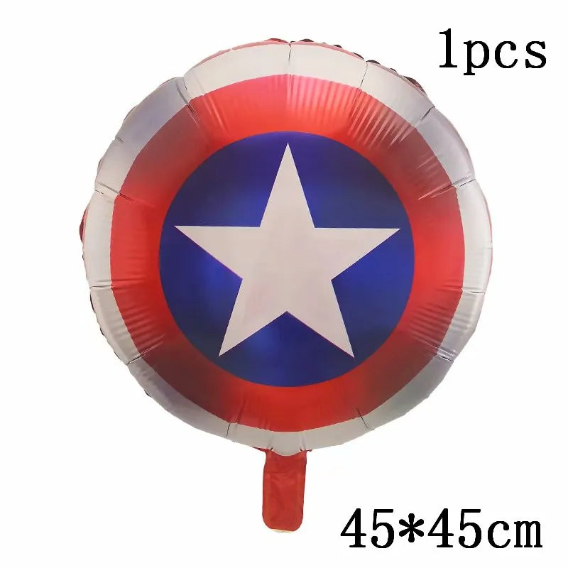 Big 3D Spiderman Iron Man Hero Aluminum Foil Balloons Birthday Party Decorations Kids Cartoon Baby Shower Supplies Gift Globos