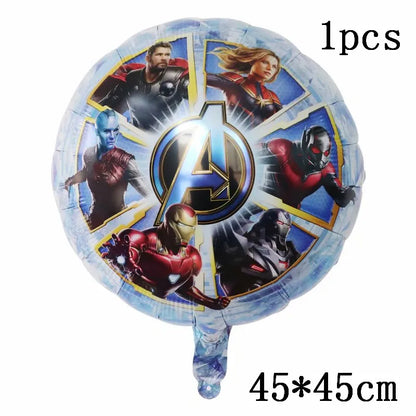 Big 3D Spiderman Iron Man Hero Aluminum Foil Balloons Birthday Party Decorations Kids Cartoon Baby Shower Supplies Gift Globos