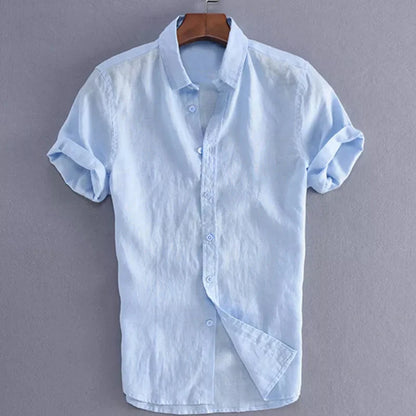 Men's Casual Short Sleeve Shirts Leisure Street Wear