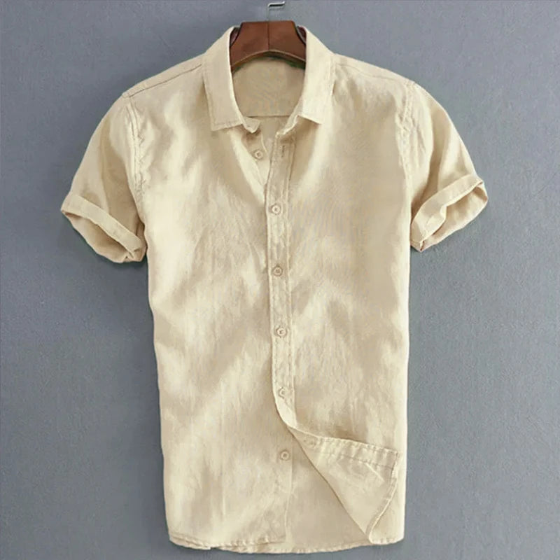 Men's Casual Short Sleeve Shirts Leisure Street Wear