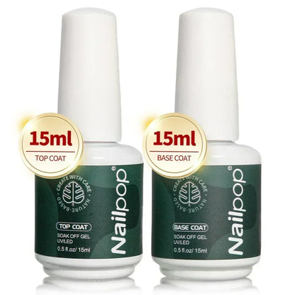 Nailpop Pro Soft Nail Tips Gel Glue 20g Adhesive Fake Nails Long Lasting Soak Off UV Gel Nail Polish Manicure Products for Nails